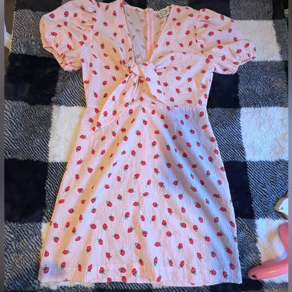 Francesca’s Strawberry Dress